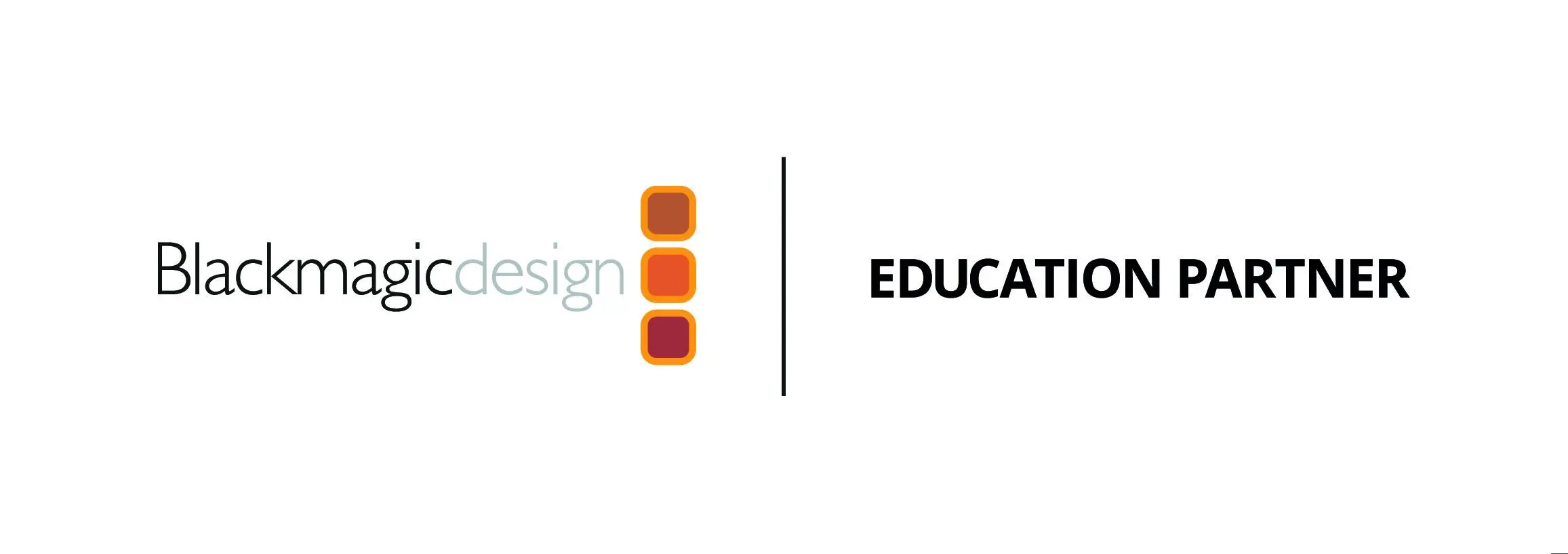 Text on image reads; Blackmagicdesign Education Partner