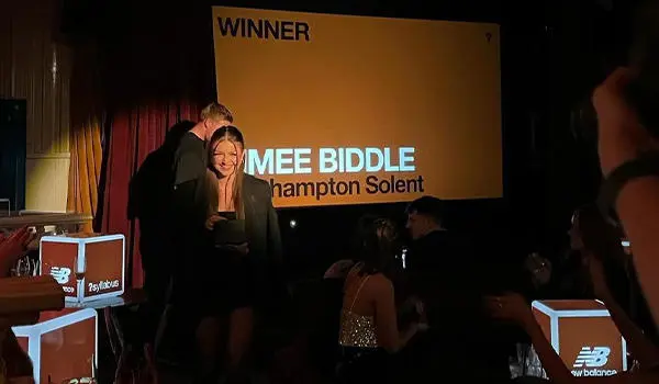 Aimee Biddle winning 'Student of the Year'