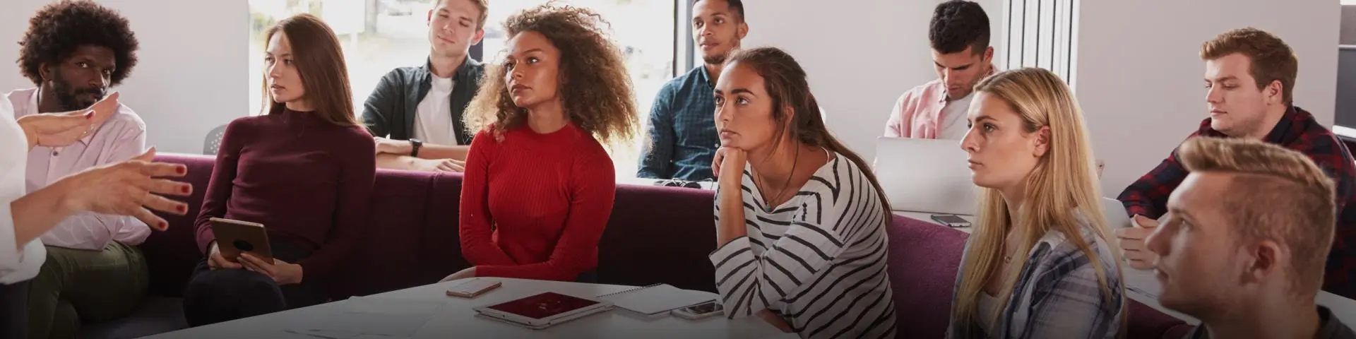 Students in a seminar