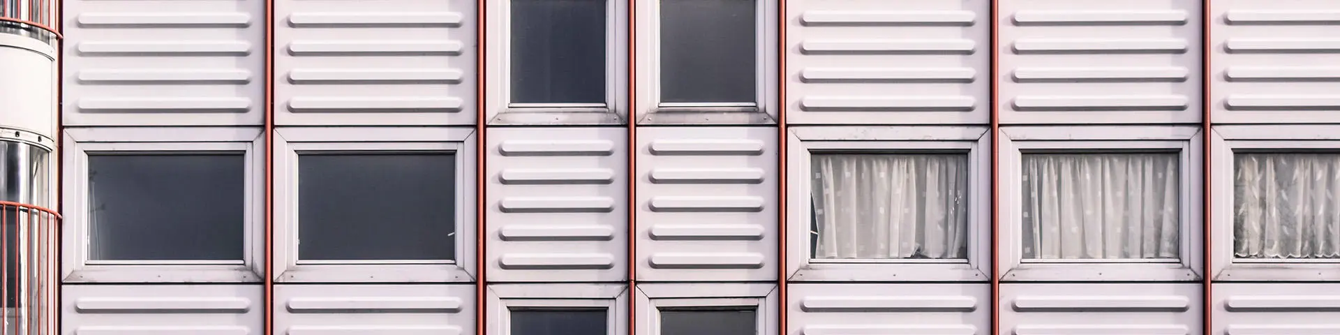 Image shows tower block photography by James Tudge