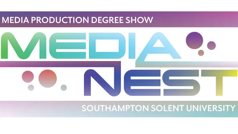 Media production degree show logo