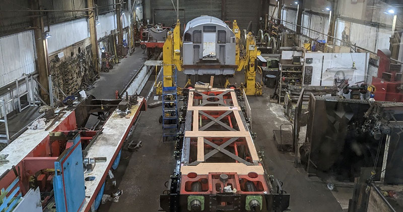 The workshop at Mid-Hants Railway