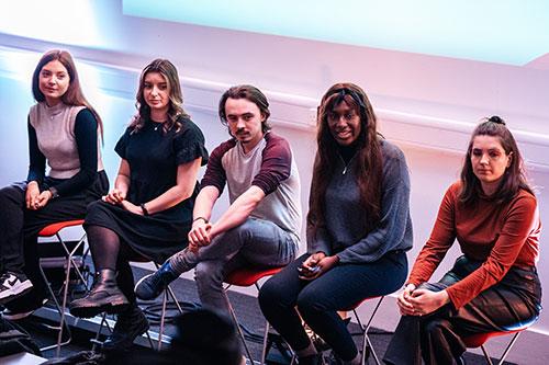 The alumni panel at the Next Step 8 conference