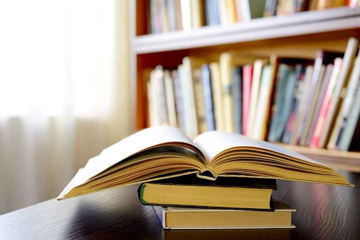 Image of a pile of books