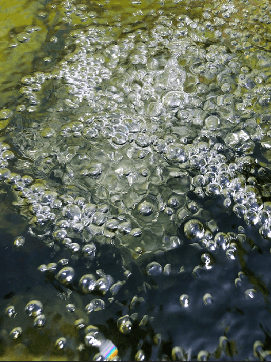 Bubbles in water