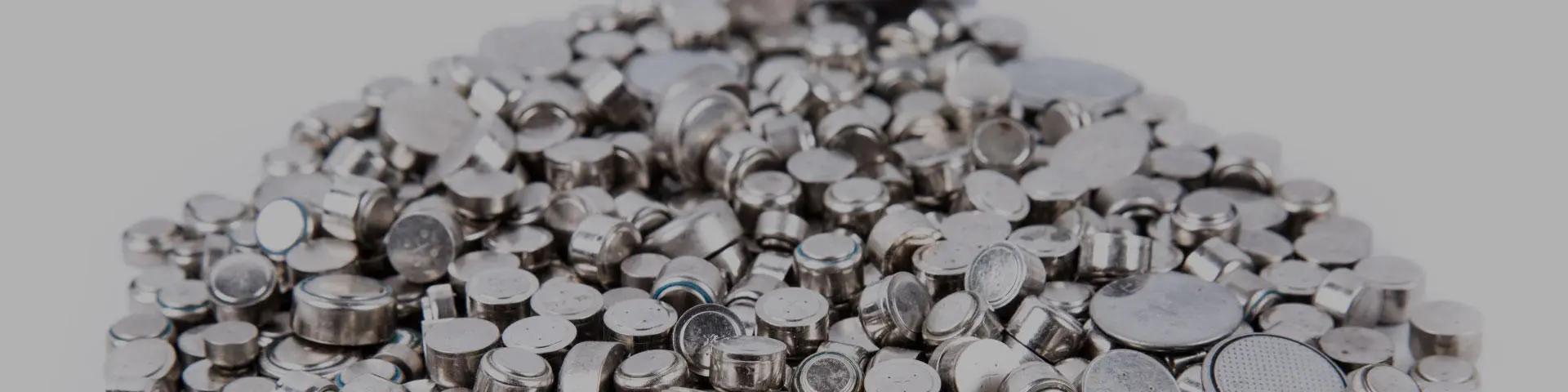 A pile of lithium batteries