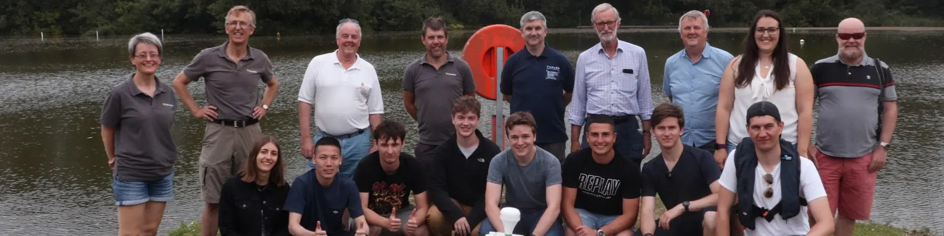 Competitors of the MA Challenge final at the Warsash Maritime School's Ship Handling Centre