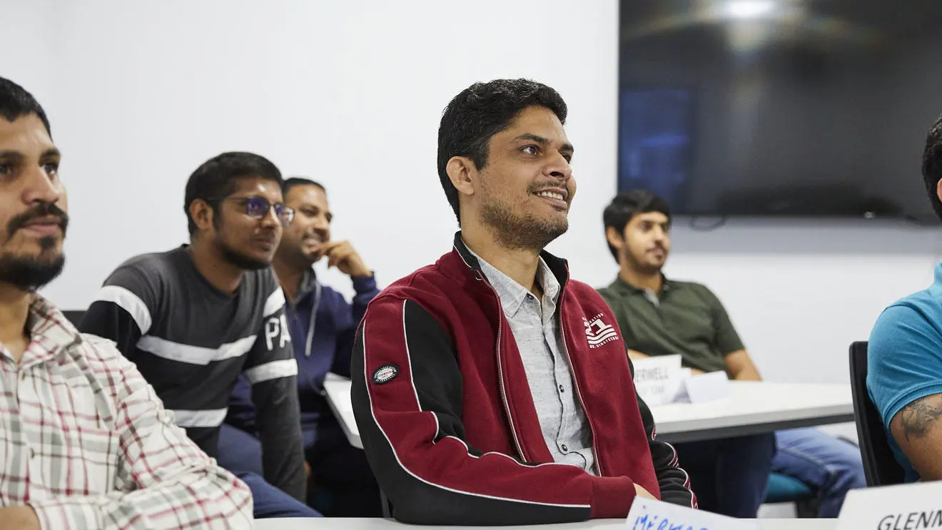 Maritime students in the classroom