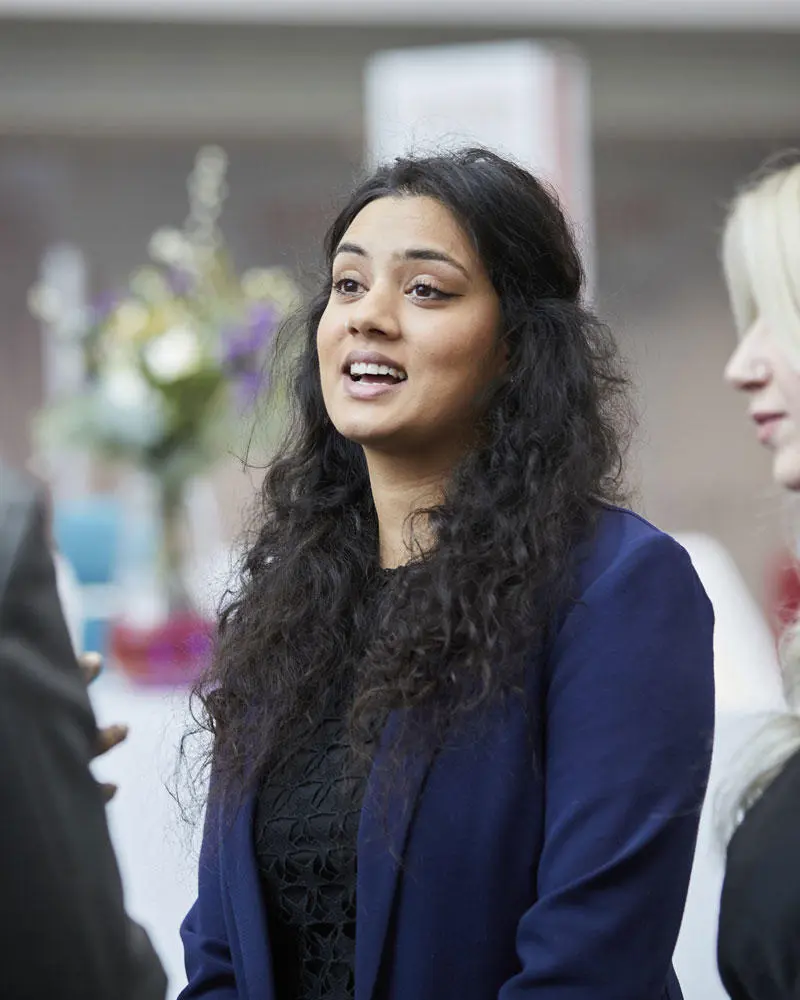 Business people talking to each other