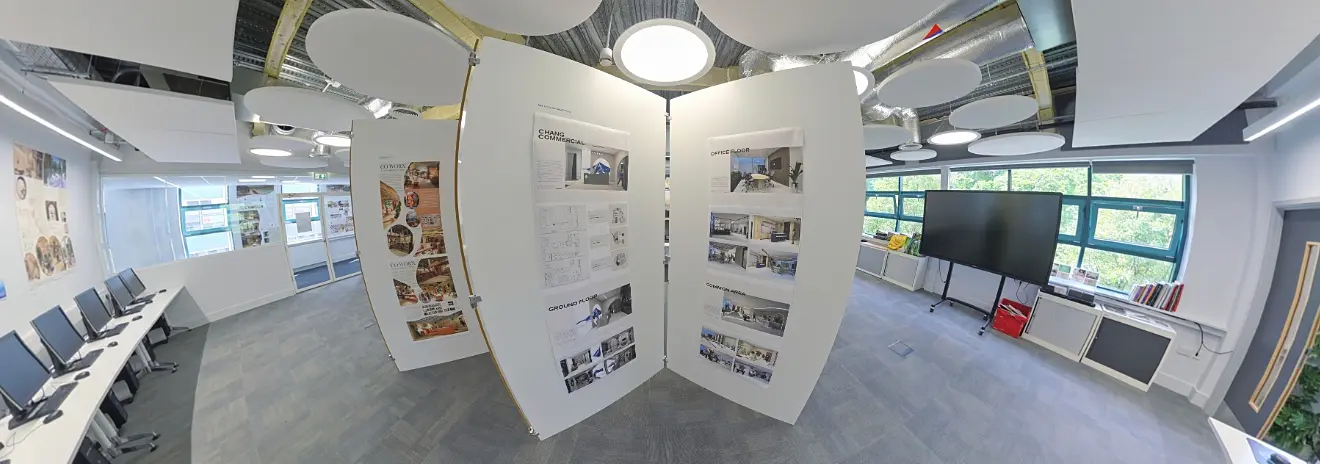 Architecture and interior design student work exhibition